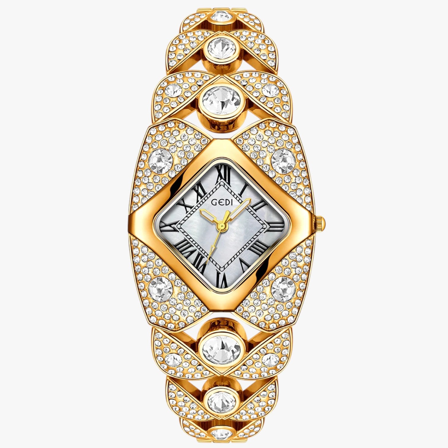 Orologio Donna 2025 Eleganza con Luce, Diamanti e Design Impermeabile - Oro bianco - design diamanti donna eleganza female watch impermeabile ladies watch luce orologio orologio donna watch watch for women watches - Concept Palermo
