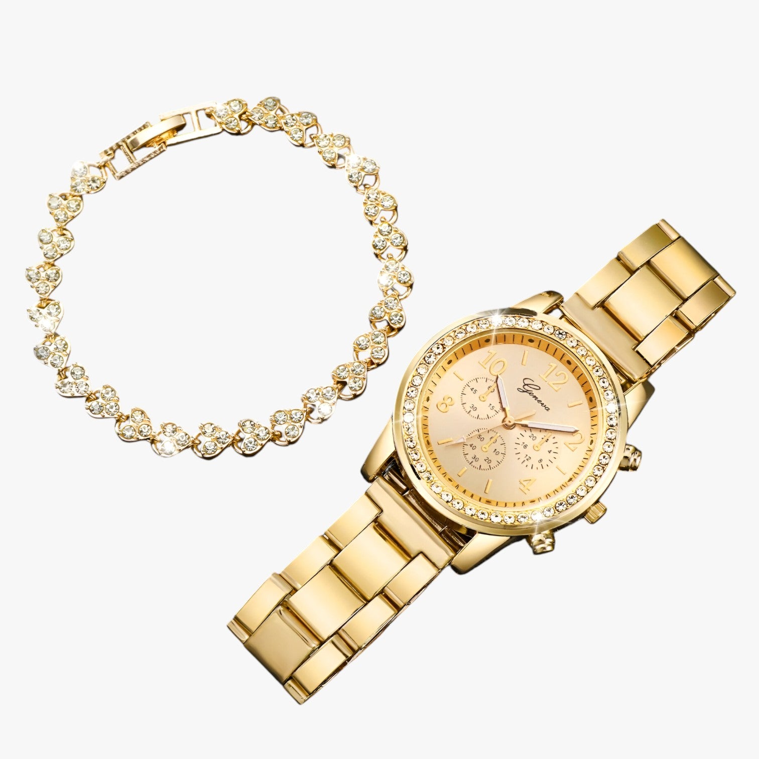 Orologio da Donna con Bracciale in Oro Giallo 18K e Diamanti Naturali Certificati - - bracciale diamanti female watch ladies watch orologio orologio bracciale watch for women watches wrist watches for women - Concept Palermo