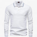 Polo para hombre con cuello de algodón