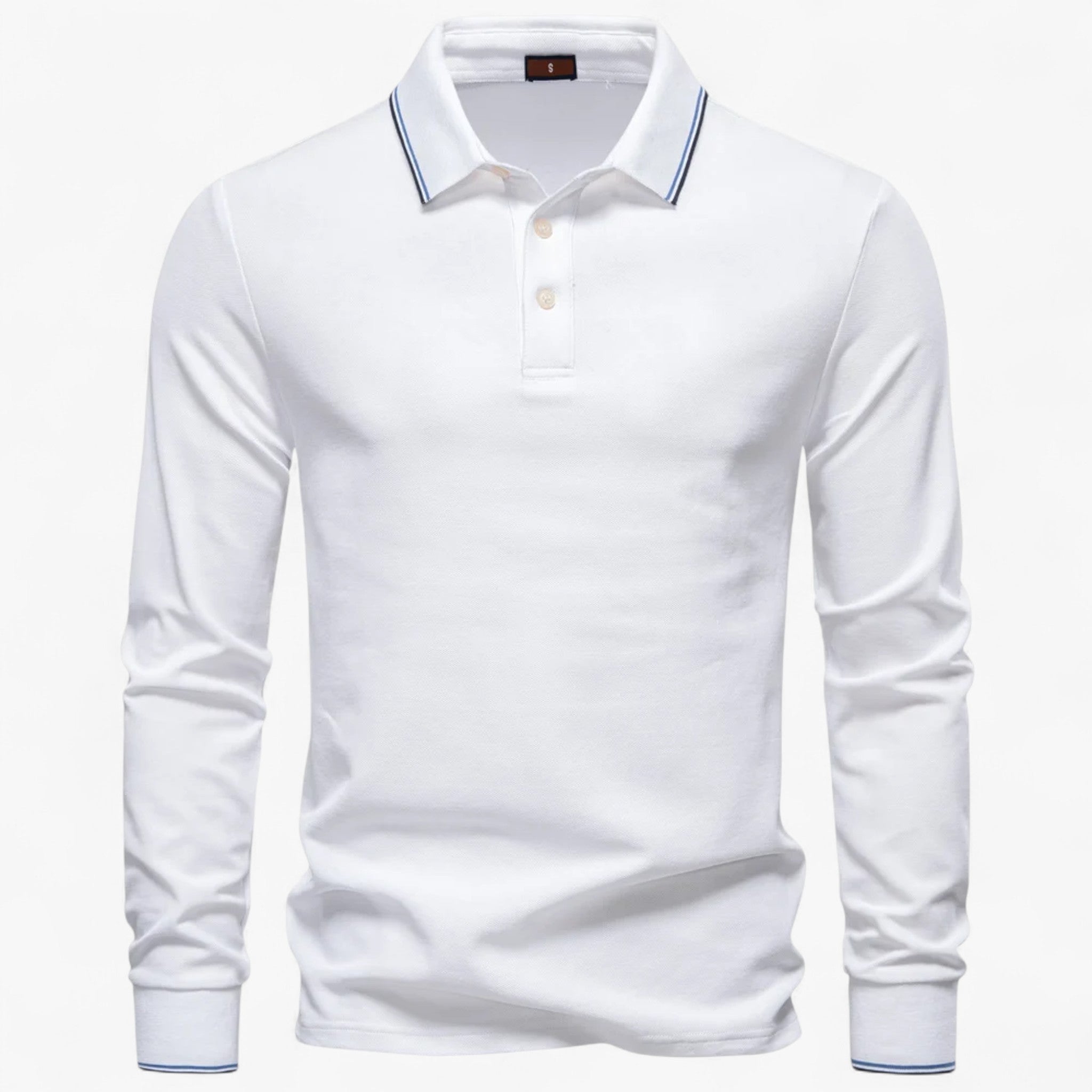 Polo da Uomo con Colletto Cotone - Bianco - Clothes clothes men Clothing colletto cotone men's top clothes polo polo uomo Sweater sweater men sweaters uomo - Concept Palermo