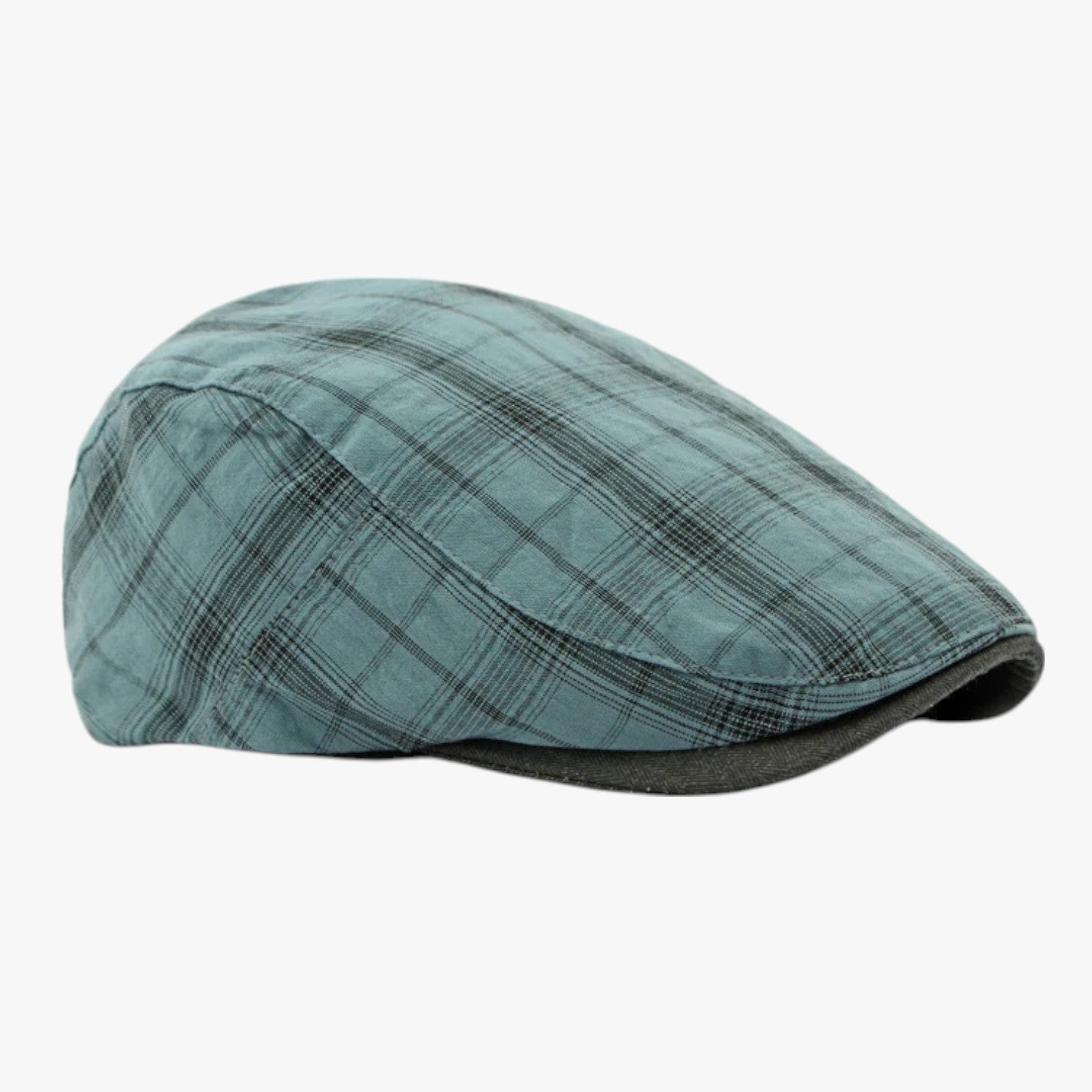 Berretto Tartan Retro in Cotone Uomo - - berretto berretto tartan caps cotone men's hat mens cap retro tartan uomo - Concept Palermo