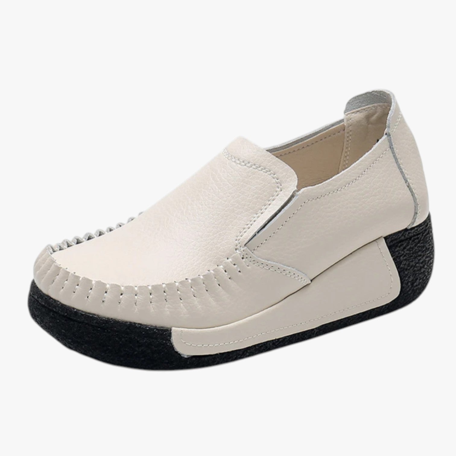 Mocassini in vera pelle - Morbidi e comodi con plateau per le mamme - - comodi mamme mocassini mocassini vera morbidi pelle plateau shoes shoes for women womens shoes - Concept Palermo