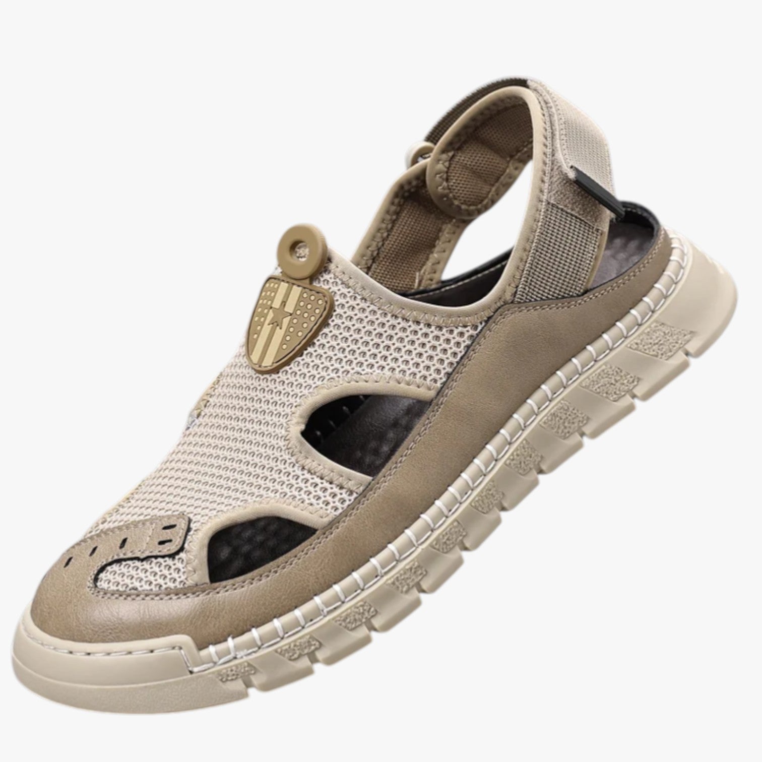 Scarpe Estive Uomo Traspiranti, Antiscivolo e Ultra Comode - Khaki - antiscivolo breathable sandals casual sandals comode estive sandals scarpe scarpe estive traspiranti uomo walking sandals - Concept Palermo