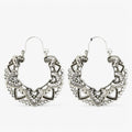 Pendientes color plata - elegancia atemporal para cualquier ocasión para mujer