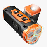 Oplaadbare Ultrasone Blaffende Hond Afweermiddel, Waterdicht IP67 met LED Zaklamp, voor Kleine, Middelgrote en Grote Honden