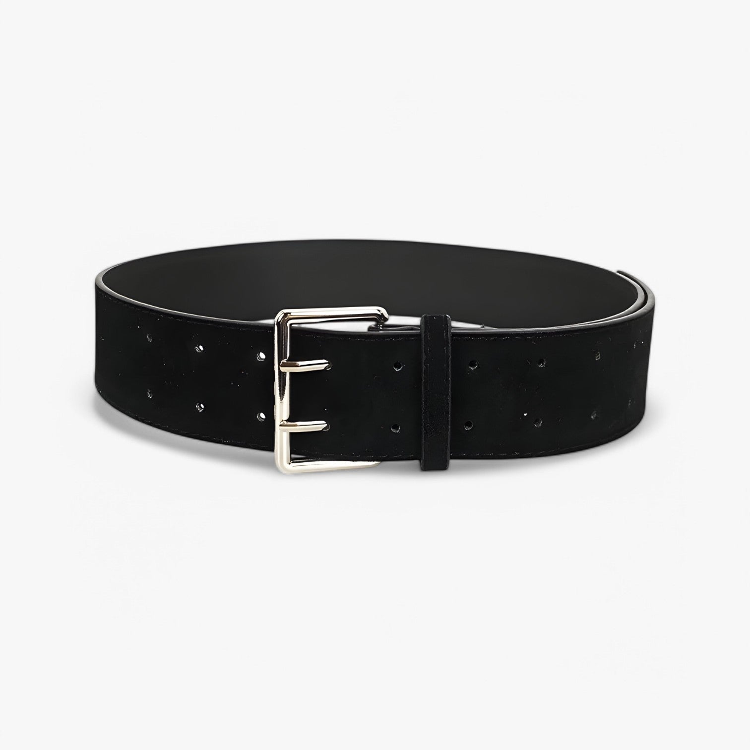 Cintura Larga in Seta di Camoscio con Fibbia Argento Donna - - belts camoscio cintura cintura larga donna fibbia larga seta waist belt for women women belt round Womens belt - Concept Palermo