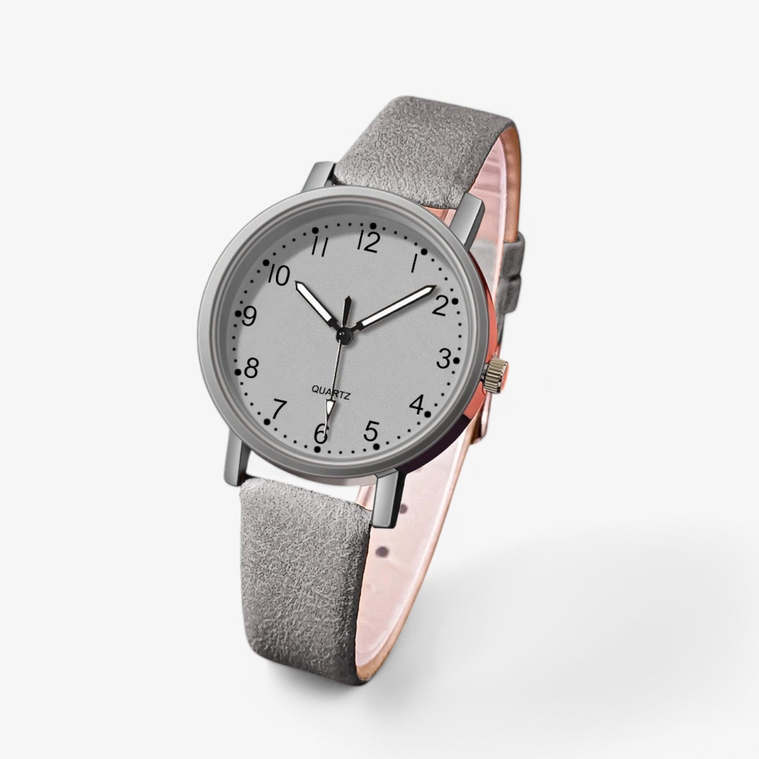 Orologio da donna vintage - confortevole Pelle - Grigio - confortevole donna ladies watch orologio orologio donna pelle vintage watch watch for women watches - Concept Palermo