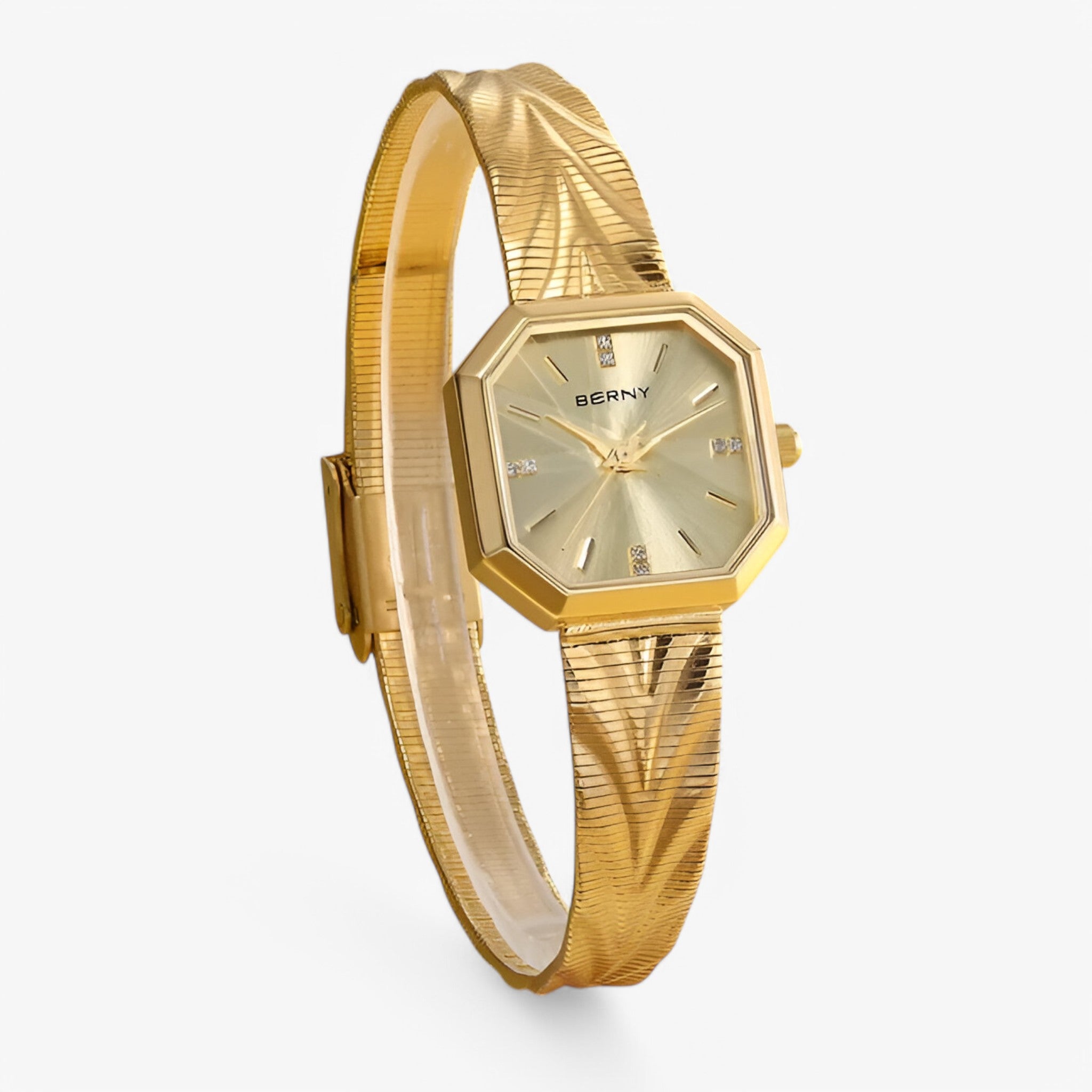 Orologio ottagonale in oro di lusso Acciaio - - acciaio female watch orologio orologio ottagonale ottagonale watch for women watches - Concept Palermo