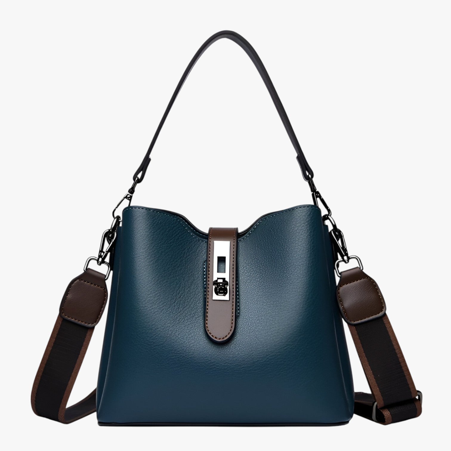 Borsa a tracolla in pelle per l'eleganza di tutti i giorni - Blu - Bags borsa borsa tracolla eleganza giorni handbags pelle tracolla women bags Women's handbags - Concept Palermo