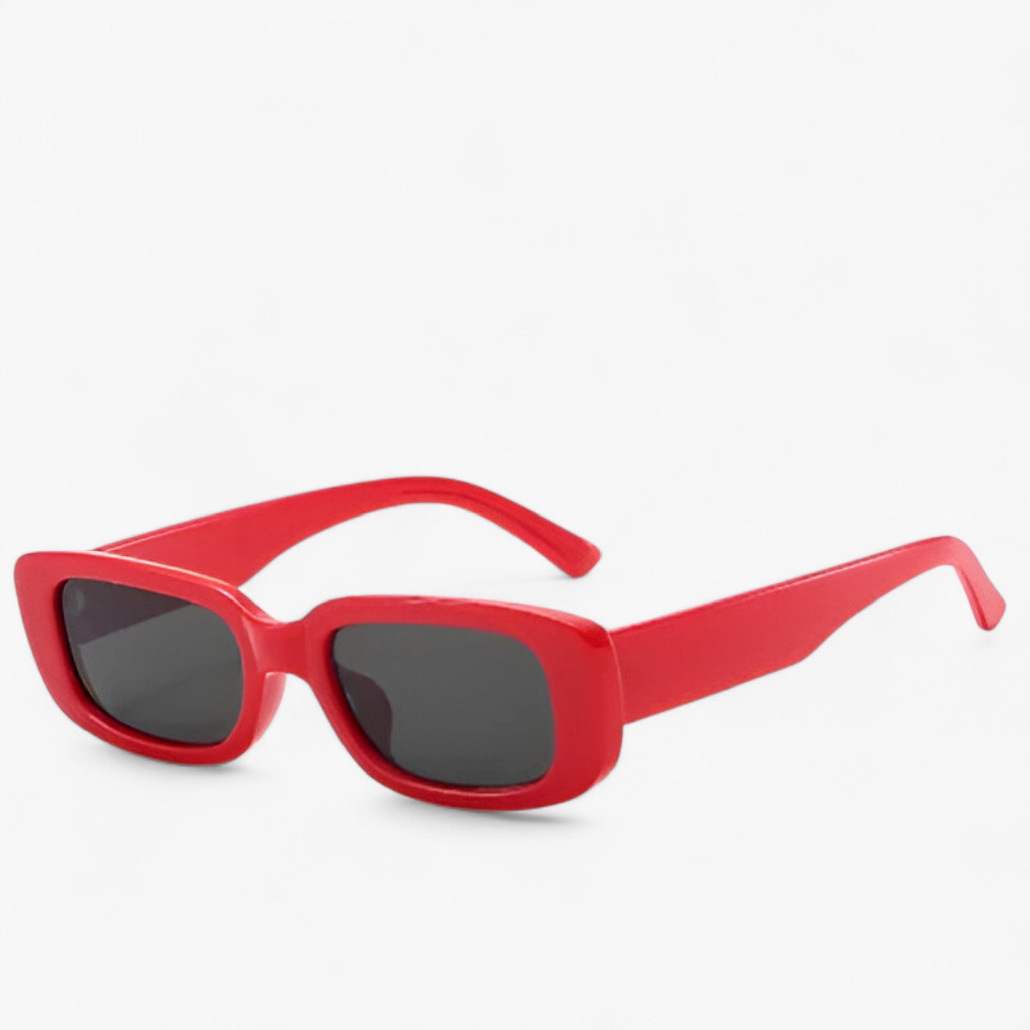 Occhiali da sole rettangolari retrò unisex con lenti nere Uomo - rosso grigio Come mostrato - Fashion Sunglasses lenti mens sunglasses nere occhiali occhiali sole Polarized man sunglasses polarized sunglasses women retr rettangolari sole sun glasses Sun protection Sunglasses sunglasses polarized men - Concept Palermo
