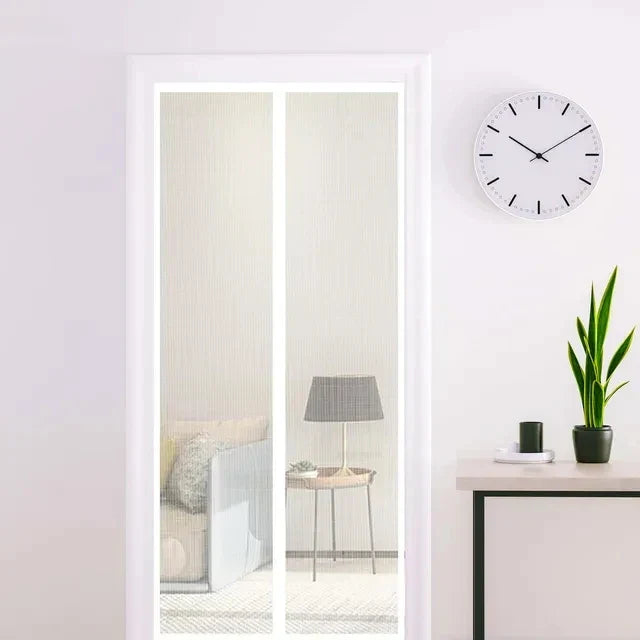 Magnetische Hordeur Zwart 120x210cm - Vliegengordijn voor Deur, Insectenwering - Wit - cross-from-pantino-9025282376026 home & garden hordeur huis&tuin kwaliteit levering magnetische magnetische hordeur New-google snelle vliegengordijn - Concept Palermo
