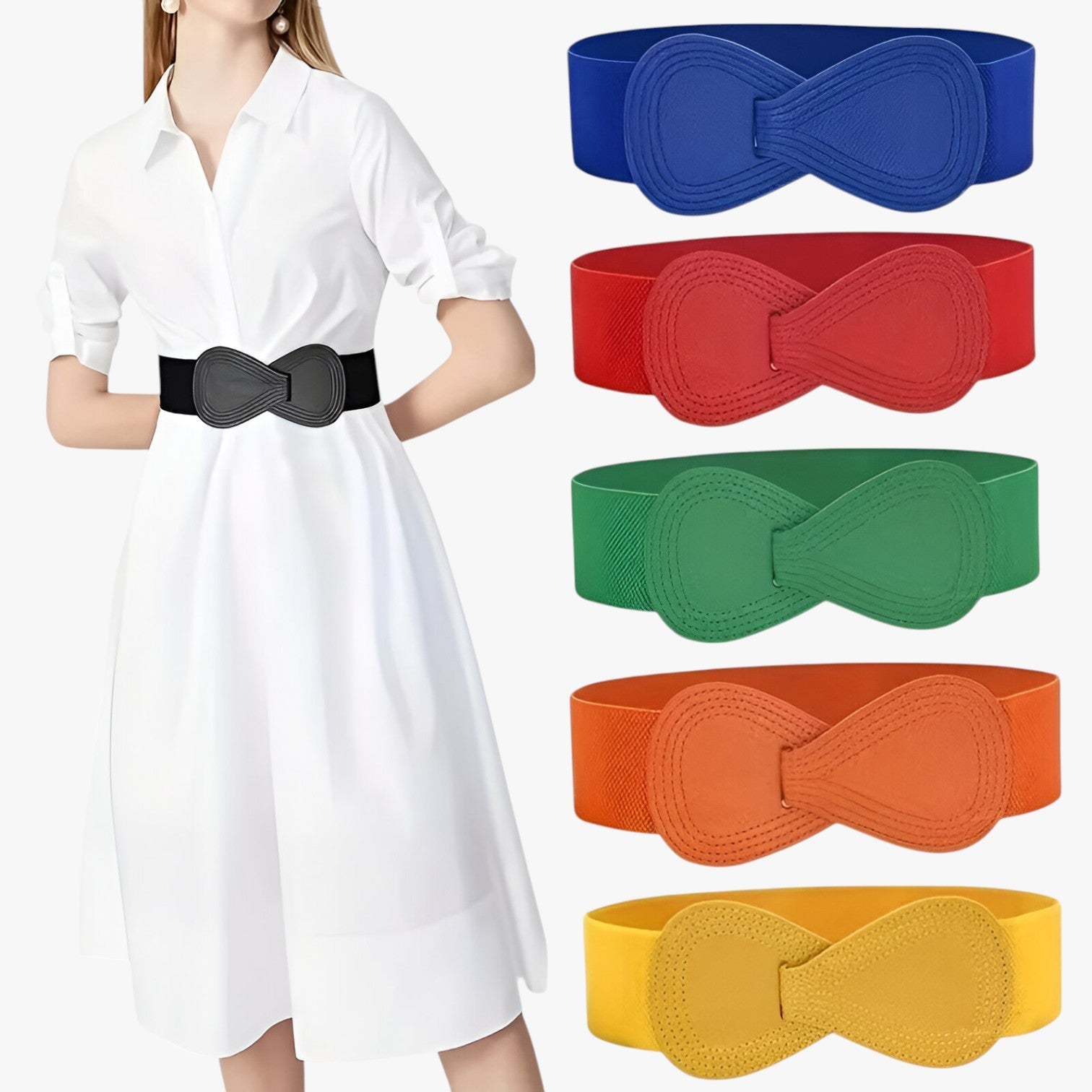 Abito da donna - vestibilità comoda e vita valorizzante - - abito abito donna belts comoda donna valorizzante vestibilità vita waist belt for women Womens belt - Concept Palermo