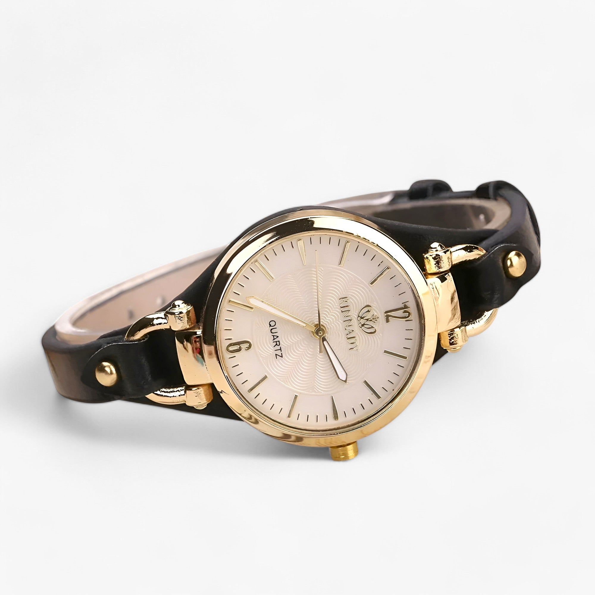 Orologio Donna Sottile con Bracciale in Pelle PU Nero Elegante Minimalista - - bracciale donna ladies watch orologio orologio donna pelle sottile watch for women watches WOMEN wrist watches for women - Concept Palermo
