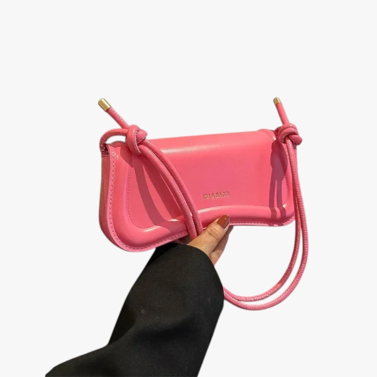 Borsetta Donna in Ecopelle, Compatta e Versatile per Tutti i Giorni - Rosa - Bags borsetta borsetta donna compatta donna ecopelle giorni Shoulder Bags versatile women bags - Concept Palermo