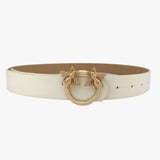 Elegante herenriem van zwart echt leer met design gesp - Perfect voor formele kleding  