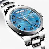 Multifunctioneel horloge van roestvrij staal Heren