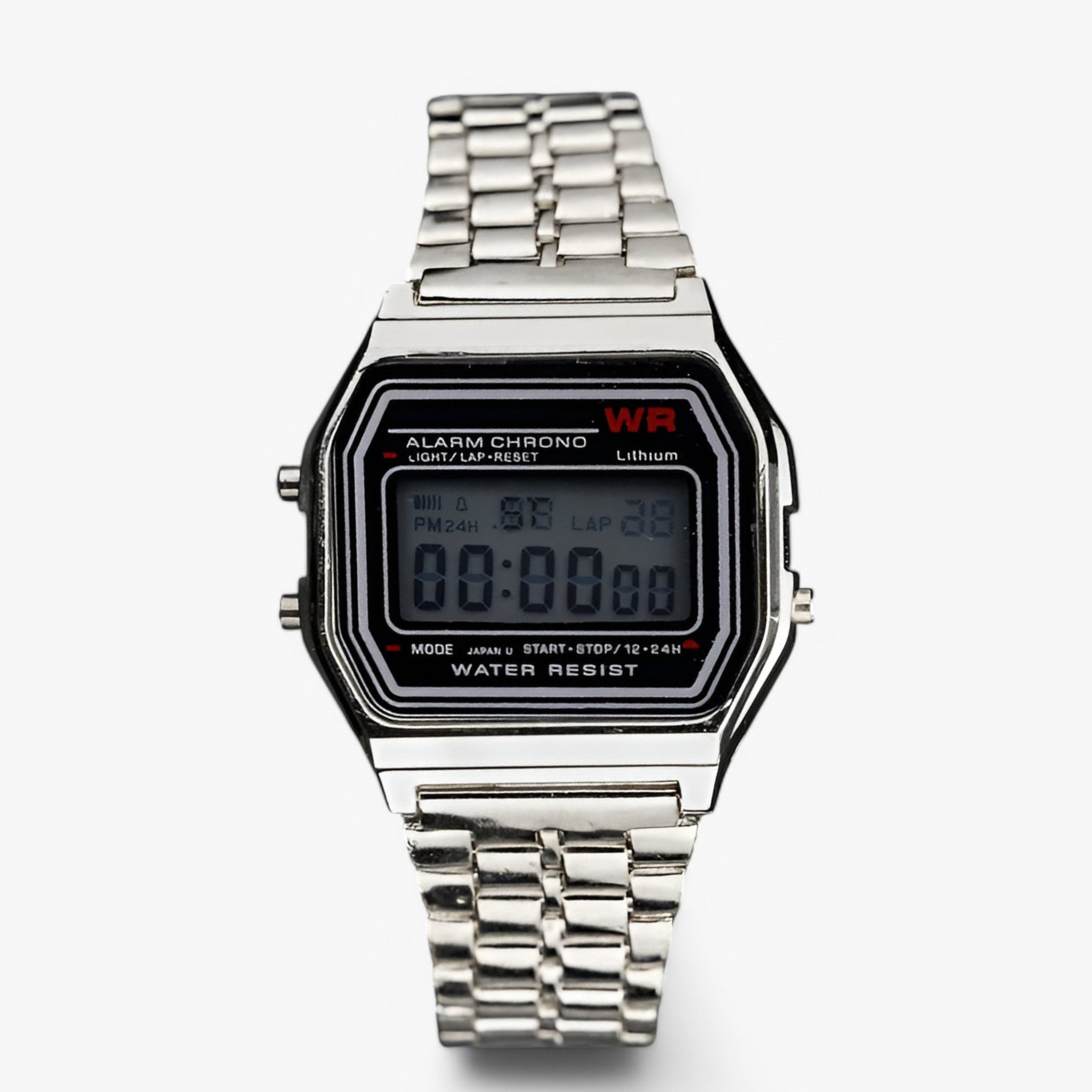 Orologio Digitale Militare in Acciaio Inossidabile - argento - accessoires acciaio digitale horloges inossidabile militare orologio orologio digitale watches - Concept Palermo