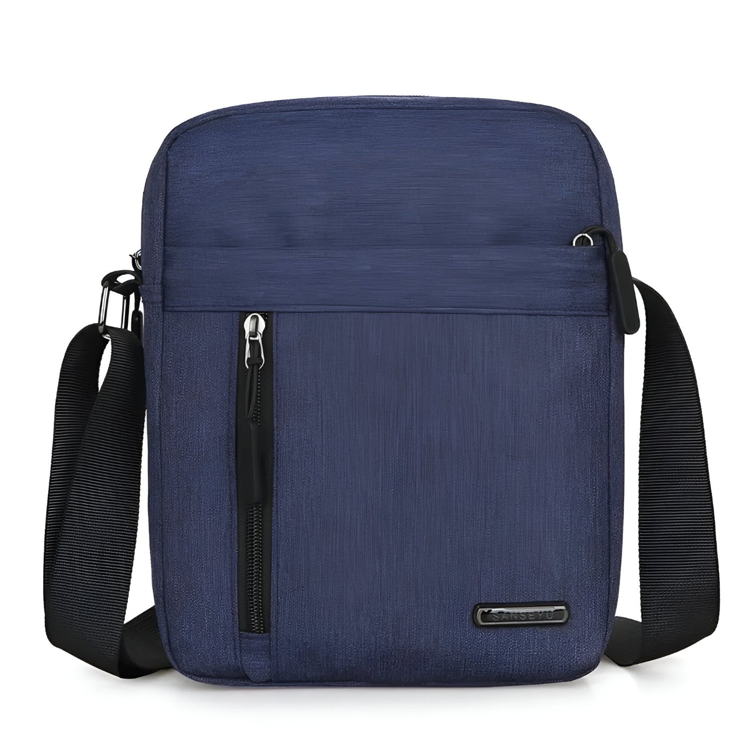 Borsa a Spalla da Uomo Oxford - Sostenibile, Stilosо e Pronta per Affari - Blu - affari bag bags borsa borsa spalla mens bag oxford pronta Shoulder Bags sostenibile spalla - Concept Palermo