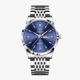 Heren waterdicht horloge van roestvrij staal, elegant en duurzaam
