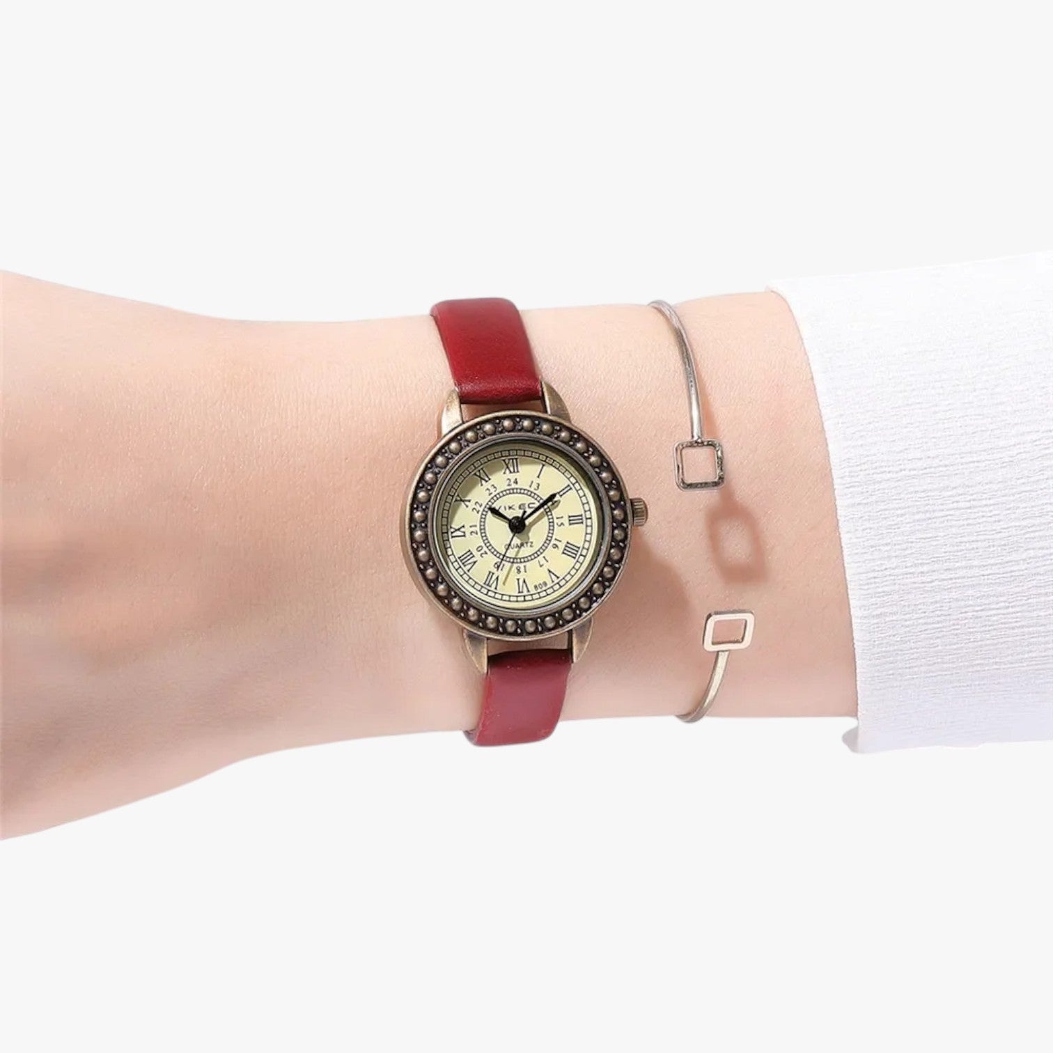 Orologio vintage in pelle con quadrante romano Uomo - - female watch ladies watch orologio orologio vintage pelle quadrante romano uomo vintage watch watch for women watches - Concept Palermo