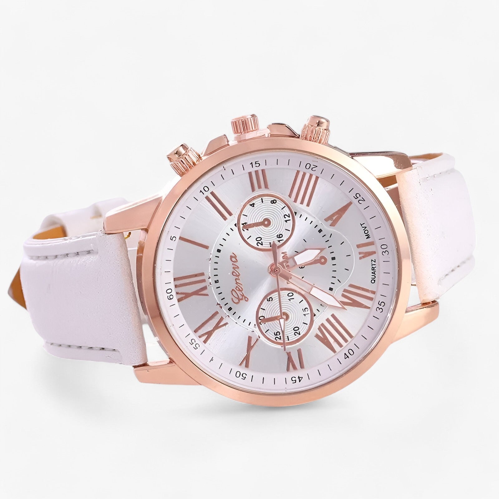 Orologio da donna di lusso - Impermeabile in pelle per ogni occasione - Bianco - donna Elegant watch impermeabile lady watch occasione ogni orologio orologio donna pelle watch for women watches WOMEN wrist watches for women - Concept Palermo