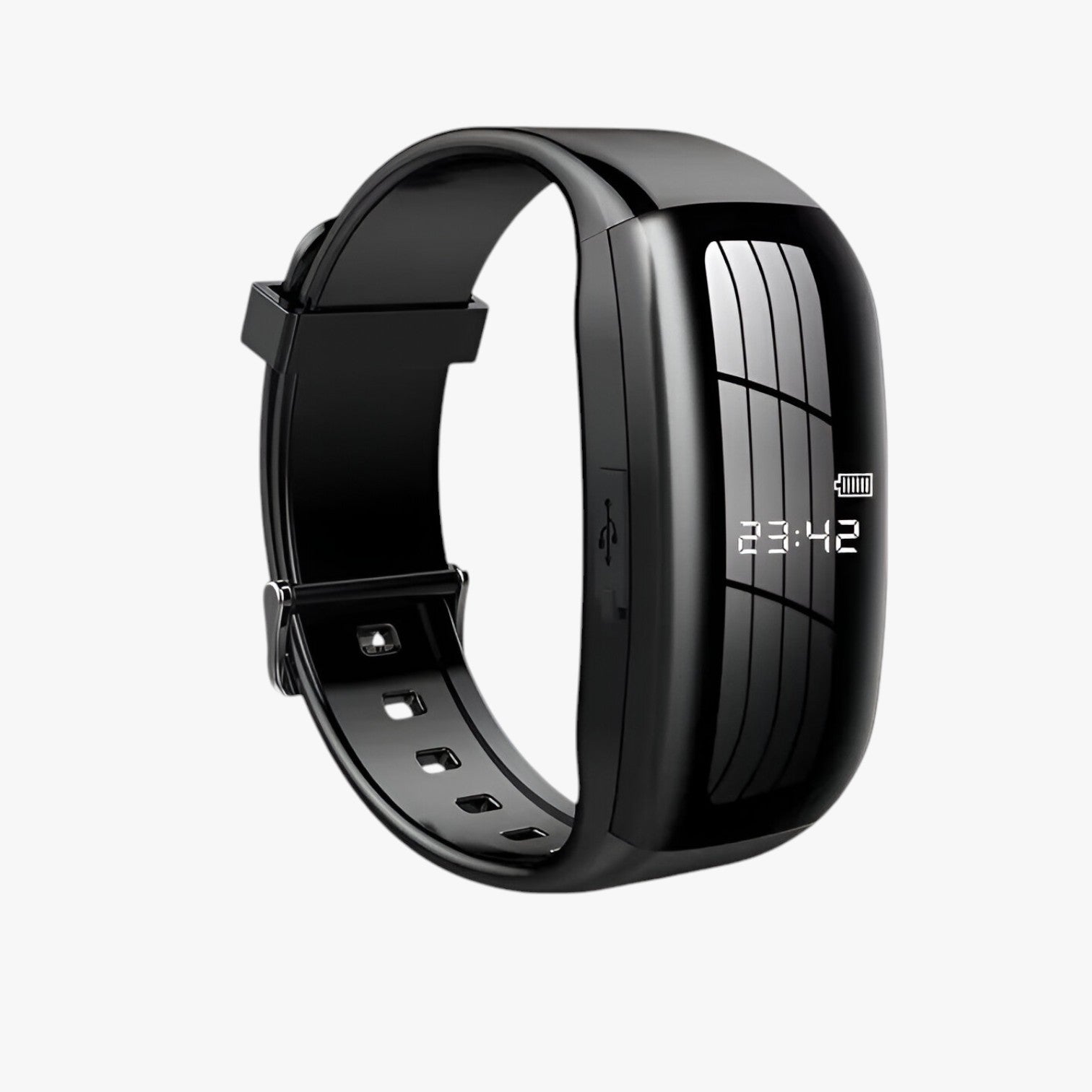 Registrazione e Archiviazione Discreta in Un Solo Bracciale Oro Uomo - nero - archiviazione bracciale camera discreta gadget gadgets registrazione registrazione archiviazione solo uomo - Concept Palermo