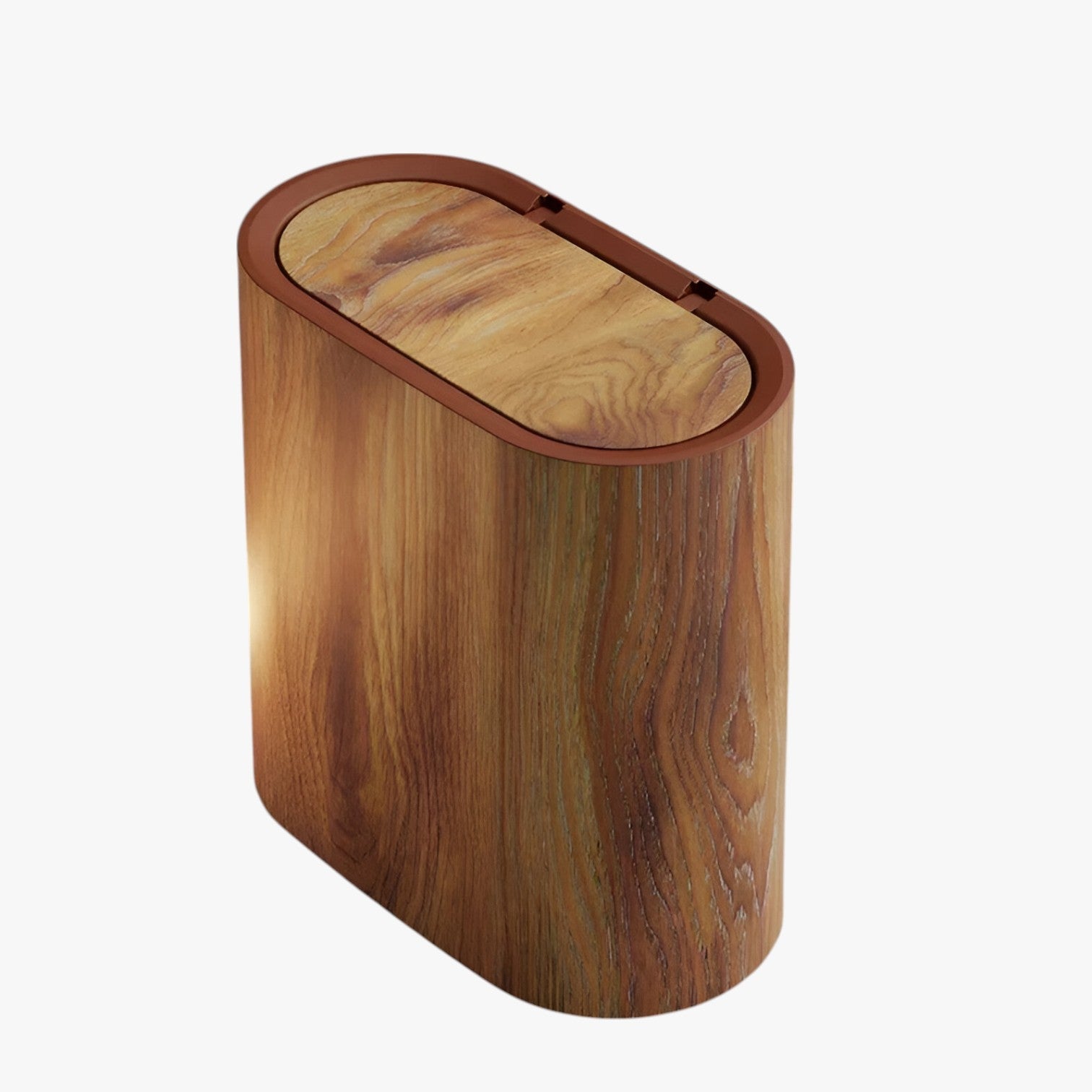 Cestino Nordic in Marmo Sottile – Elegante Pattumiera Design per Bagno/Ufficio - vena del legno 12L - bathroom cestino cestino nordic home & garden marmo nordic odore sottile - Concept Palermo