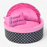 Zachte pluche wintermand voor kleine/middelgrote honden en katten - warm en wasbaar