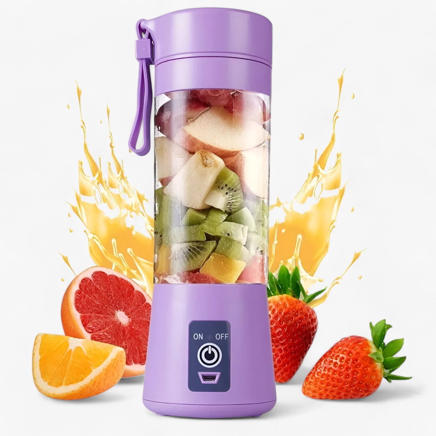 Estrattore USB portatile: Smoothie freschi in qualsiasi momento e ovunque Uomo - Viola - estrattore estrattore portatile freschi Kitchen kitchen & dining kitchen accessory kitchen gadgets momento ovunque portatile qualsiasi - Concept Palermo
