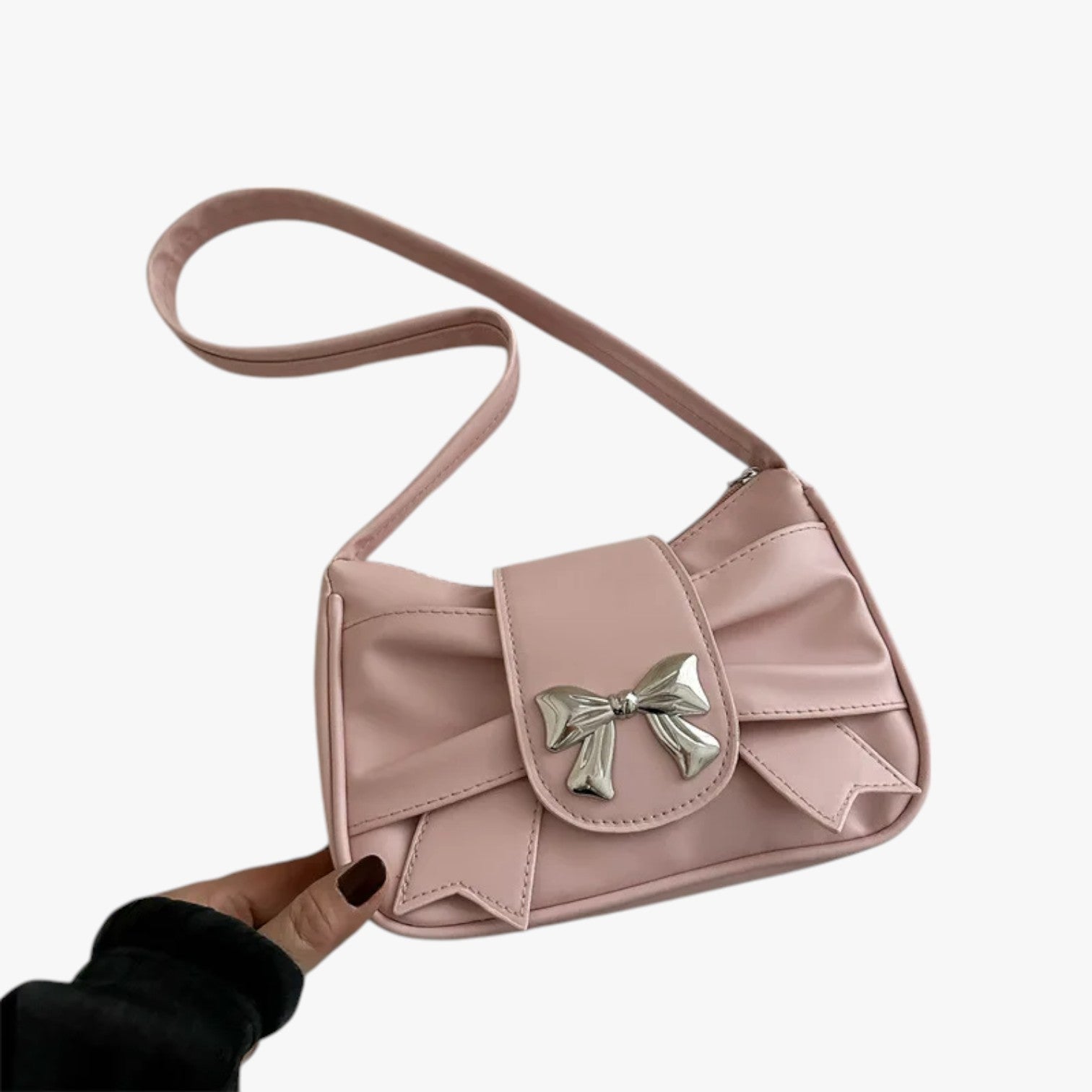 Pochette da donna – Borsa compatta ed - Rosa - Bags borsa compatta donna pochette pochette donna Shoulder Bags Women's shoulder bag - Concept Palermo