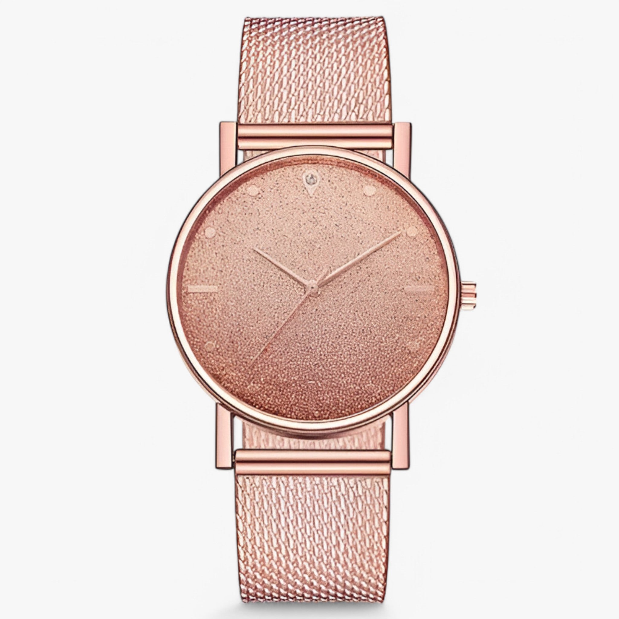 Orologio da Uomo in Oro Rosa con Quadrante a Cuore, Elegante e Moderno - Oro rosa-2 - cuore female watch orologio orologio quadrante quadrante uomo watch for women watches - Concept Palermo