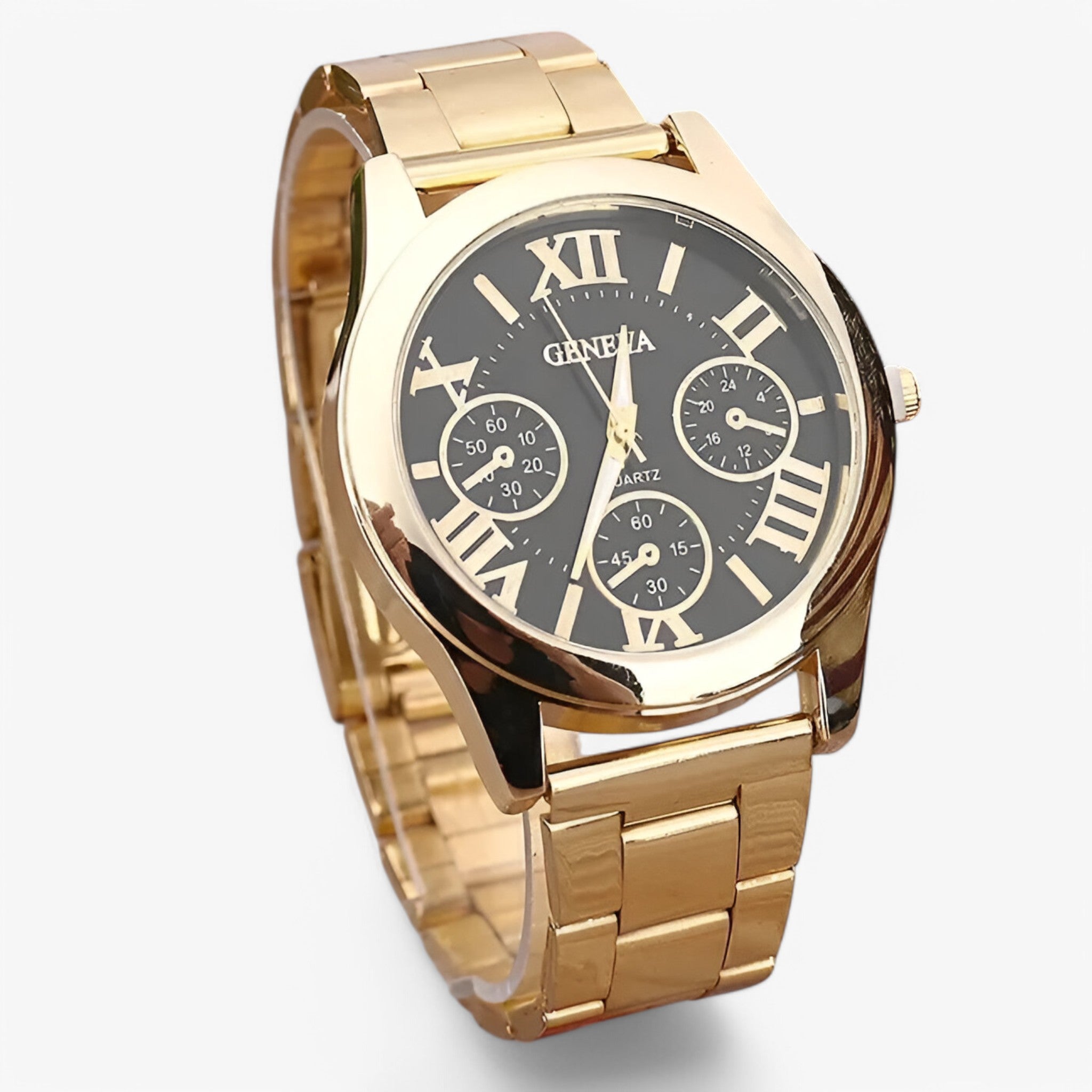 Orologio casual da uomo in acciaio con 3 quadranti - Nero - acciaio casual female watch orologio orologio casual quadranti uomo watch for women watches - Concept Palermo