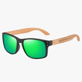 Midnite Star houten zonnebril - UV-bescherming voor mannen