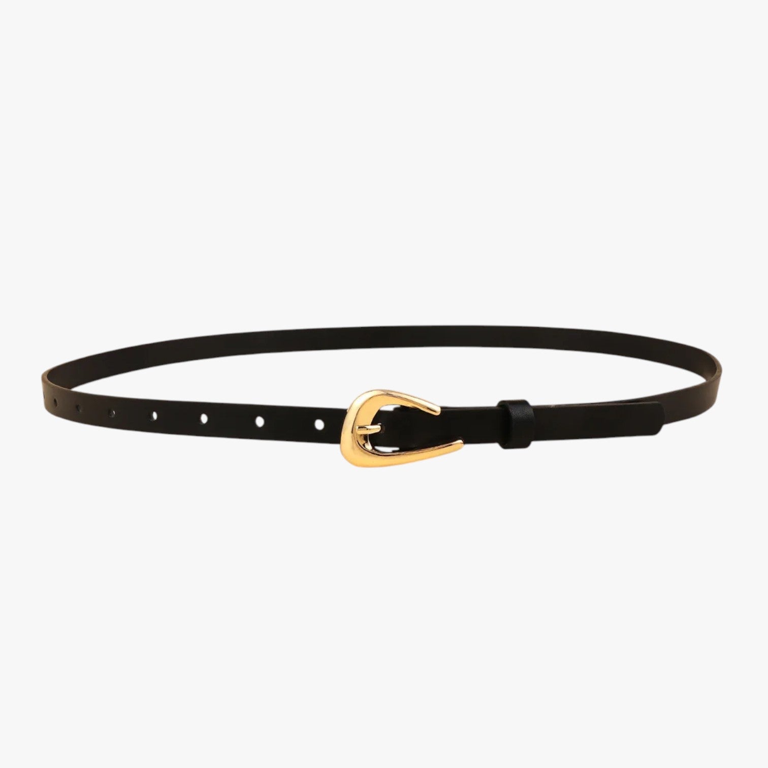 Cintura Gotica Retrò con Fibbia Dorata Donna - Nero 110cm - Belts cintura cintura gotica donna dorata fibbia gotica retr waist belt for women Womens belt - Concept Palermo