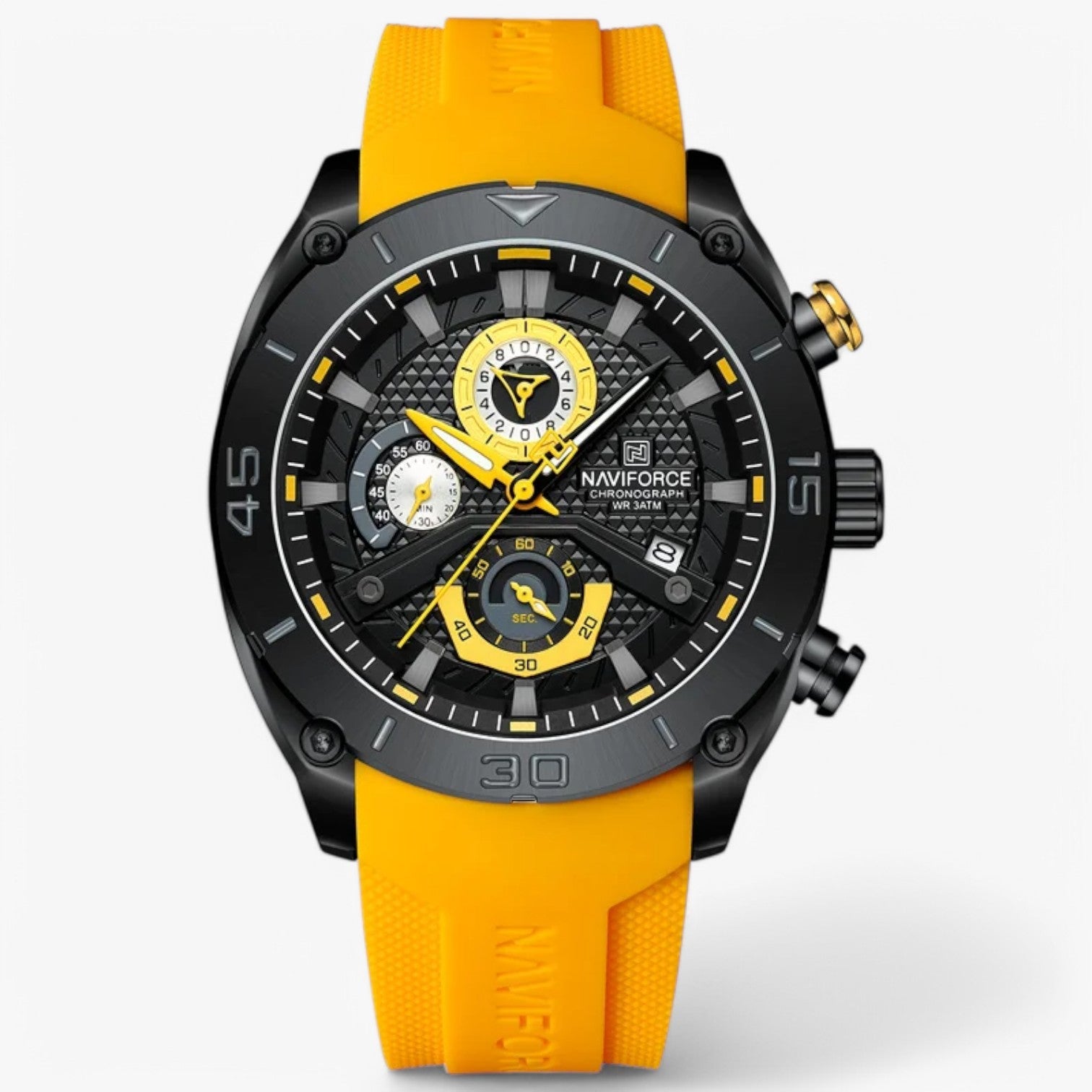Orologio sportivo impermeabile per ogni avventuriero Uomo - Giallo - avventuriero impermeabile mens accessory ogni orologio orologio sportivo sportivo uomo watch watch for men watches - Concept Palermo