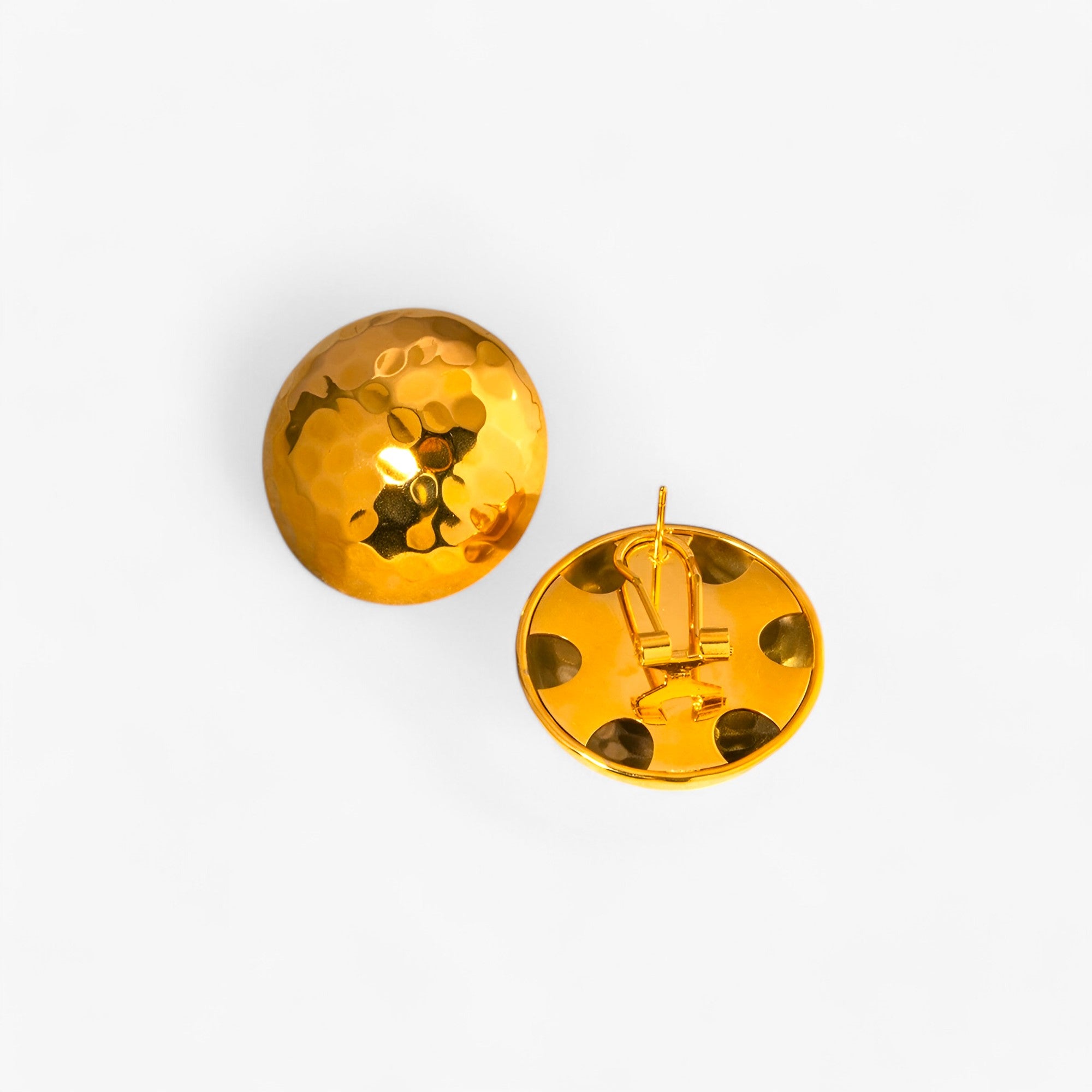 Orecchini in oro a mezza luna - Stile e durata senza tempo Acciaio Donna - Oro - acciaio donna durata EARRINGS Earrings for Women Girls jewelry luna mezza New Fashion Earrings orecchini orecchini mezza - Concept Palermo