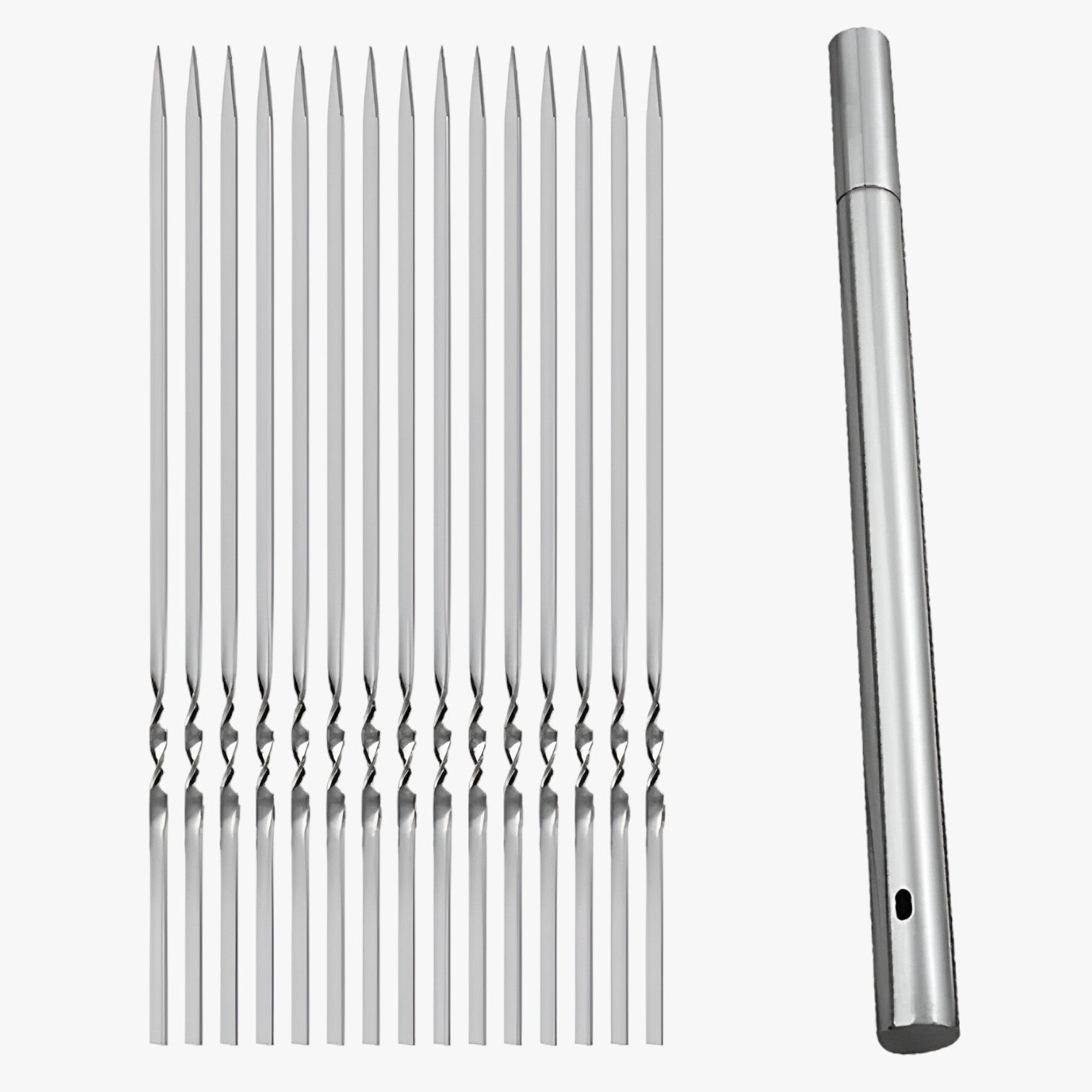 15 pezzi spiedini in acciaio inossidabile per BBQ – riutilizzabili e grigliare Uomo - - acciaio grigliare inossidabile Kitchen kitchen & dining kitchen accessory kitchen tools pezzi pezzi spiedini riutilizzabili spiedini - Concept Palermo