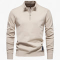 Maglione da Uomo con Mezza Zip Cotone