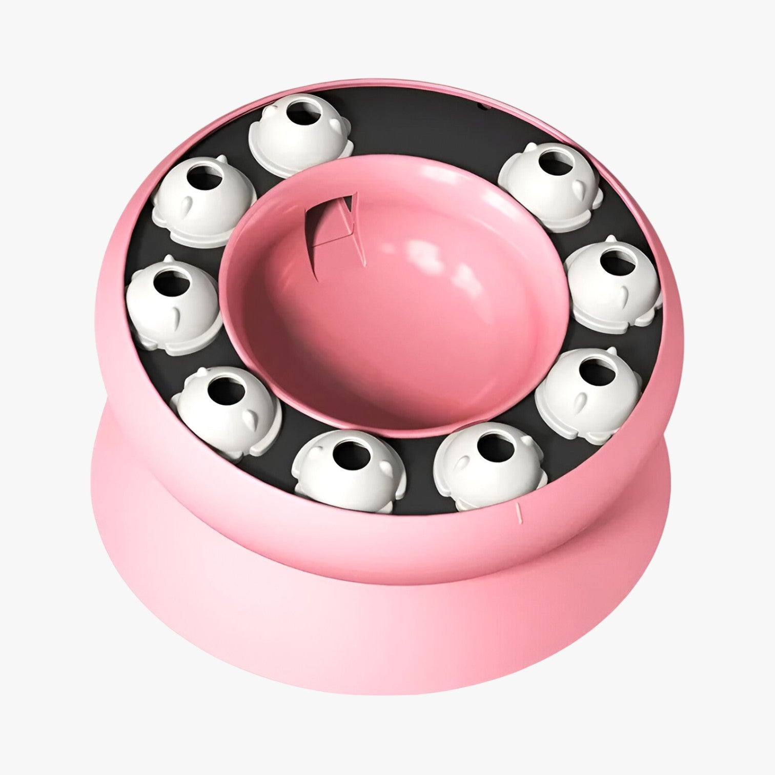 Ciotola Puzzle Inclinata per Gatti Alimentazione Lenta e Divertente - Rosa - alimentazione ciotola ciotola puzzle divertente gatti inclinata lenta pet PET SUPPLIES petproduct pets & supplies - Concept Palermo