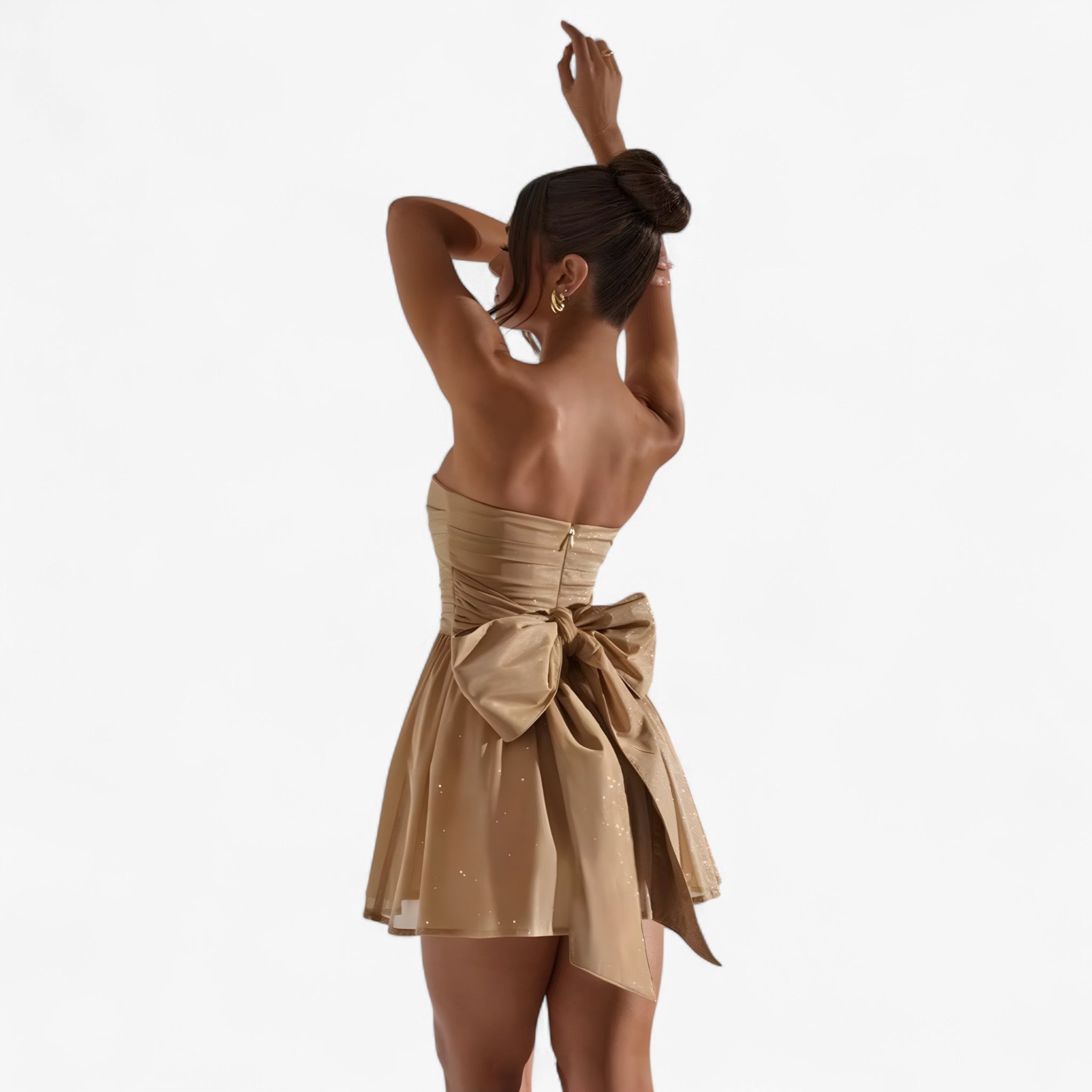 Minidress senza maniche con effetto glitter - - 112402 1itemsoldjan16th 55%profit-111224 arlento20241113 dayone DK1 dresses dresses-ai effetto female-ai glitter Kjoler d maniche mini_short_dresses-ai minidress minidress maniche - Concept Palermo