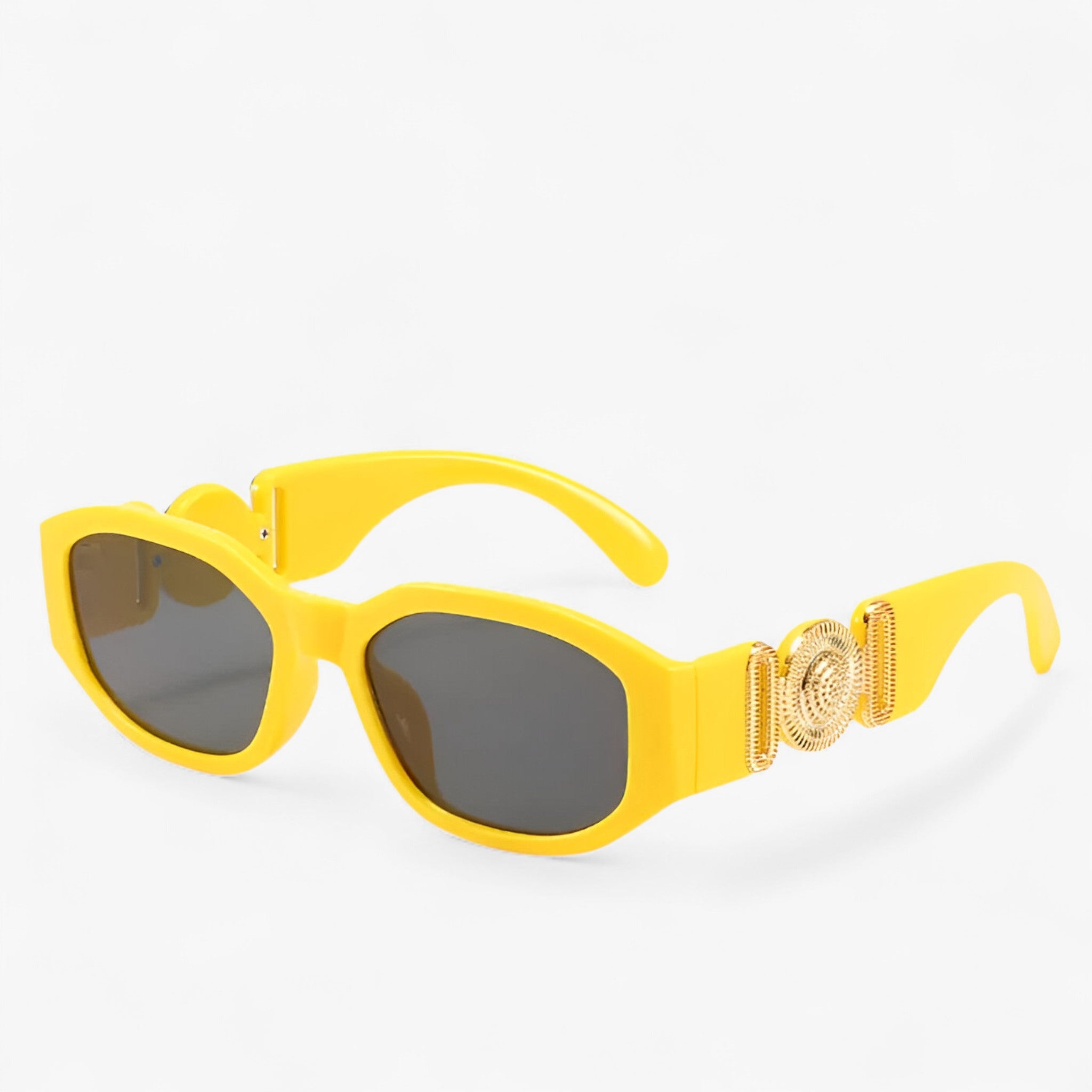 Occhiali da sole rettangolari piccoli da viaggio e stile vintage Uomo - Giallo As shown - Fashion Sunglasses men sunglasses polarized mens sunglasses occhiali occhiali sole piccoli Polarized man sunglasses rettangolari sole stile sunglasses sunglasses polarized men uomo - Concept Palermo