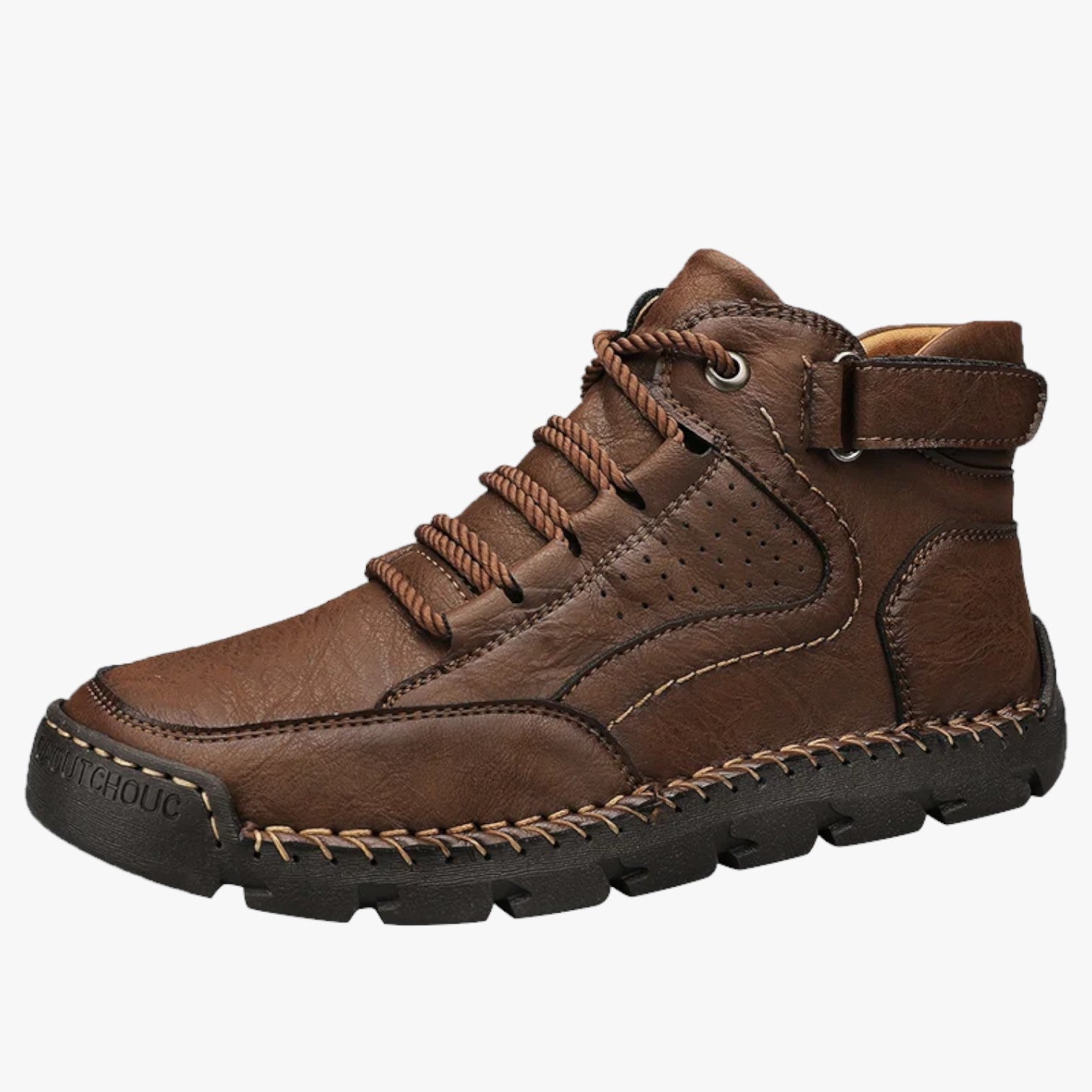 Scarpe Outdoor Uomo Invernali & Impermeabili, Suola Artigianale per Pesca, Trekking e Avventura - Marrone Scuro - artigianale avventura Boots & Shoes impermeabili invernali Men's Shoes outdoor pesca scarpe scarpe outdoor shoes shoes for men - Concept Palermo