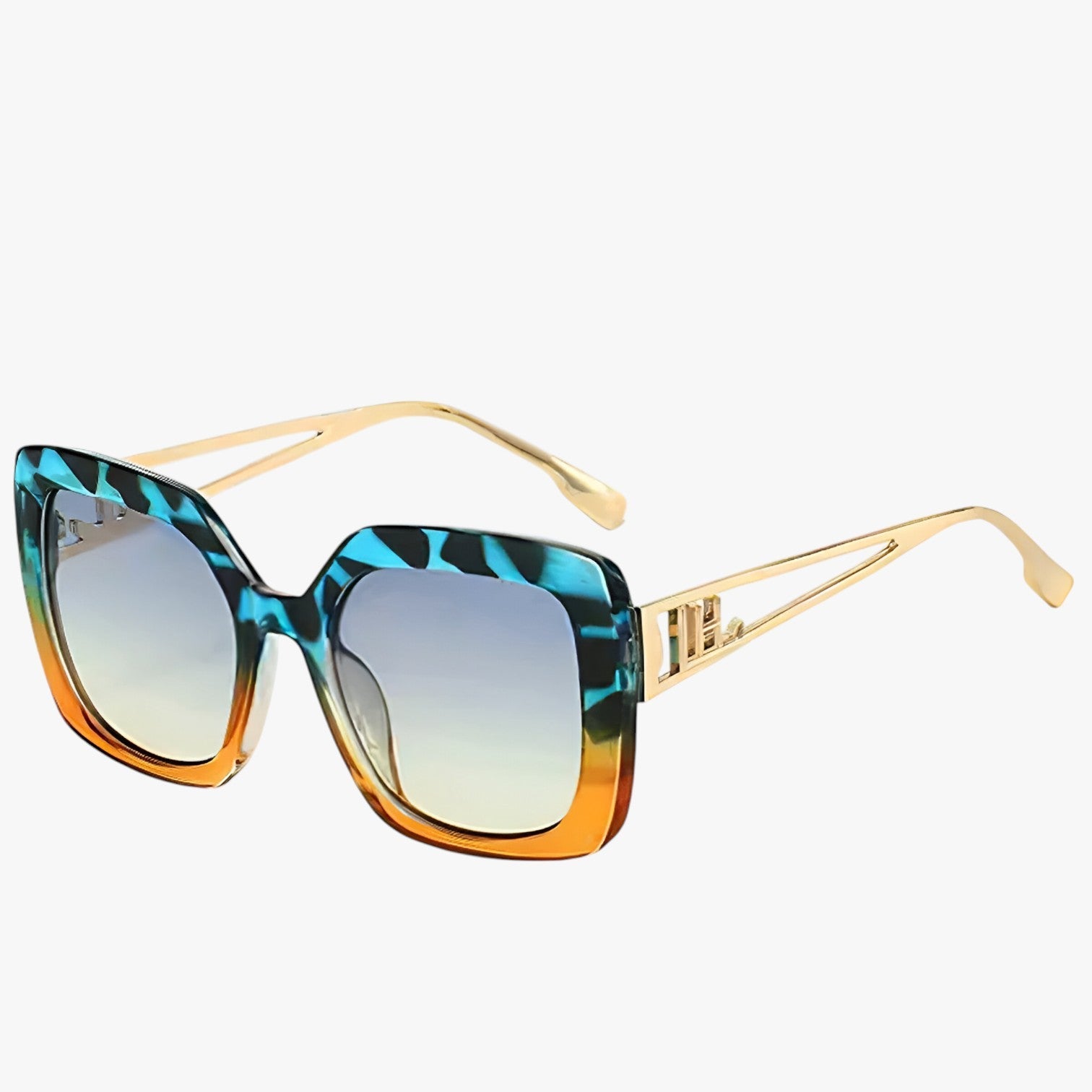 Occhiali da sole vintage con montatura trasparente e lenti a gradiente di lusso - - Cat Eye Sunglasses Fashion Sunglasses gradiente lenti montatura occhiali occhiali sole polarized sunglasses women sole sunglasses trasparente - Concept Palermo