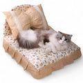 Cama para gatos y perros en forma de lazo – confort y estilo para tu mascota