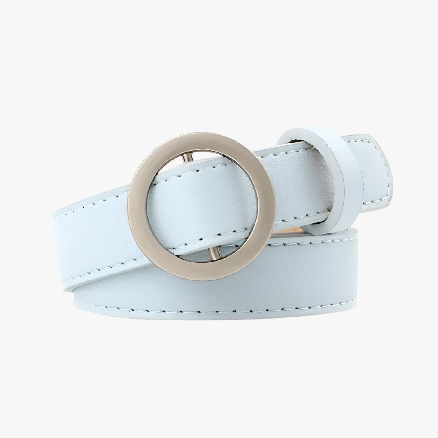 Cintura sottile e versatile per ogni look Donna - blu Non poroso Fibbia rotonda 2.3x105 - Belts cintura cintura sottile donna look ogni sottile versatile waist belt for women Womens belt - Concept Palermo