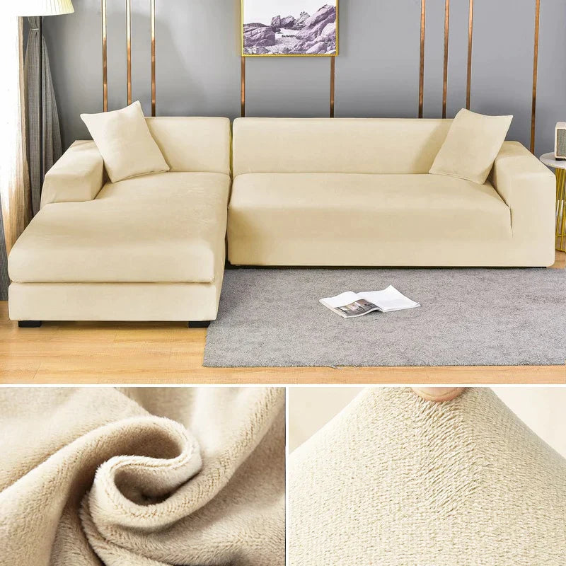 CouchCover - Morbido Copridivano Antiscivolo - Grigio