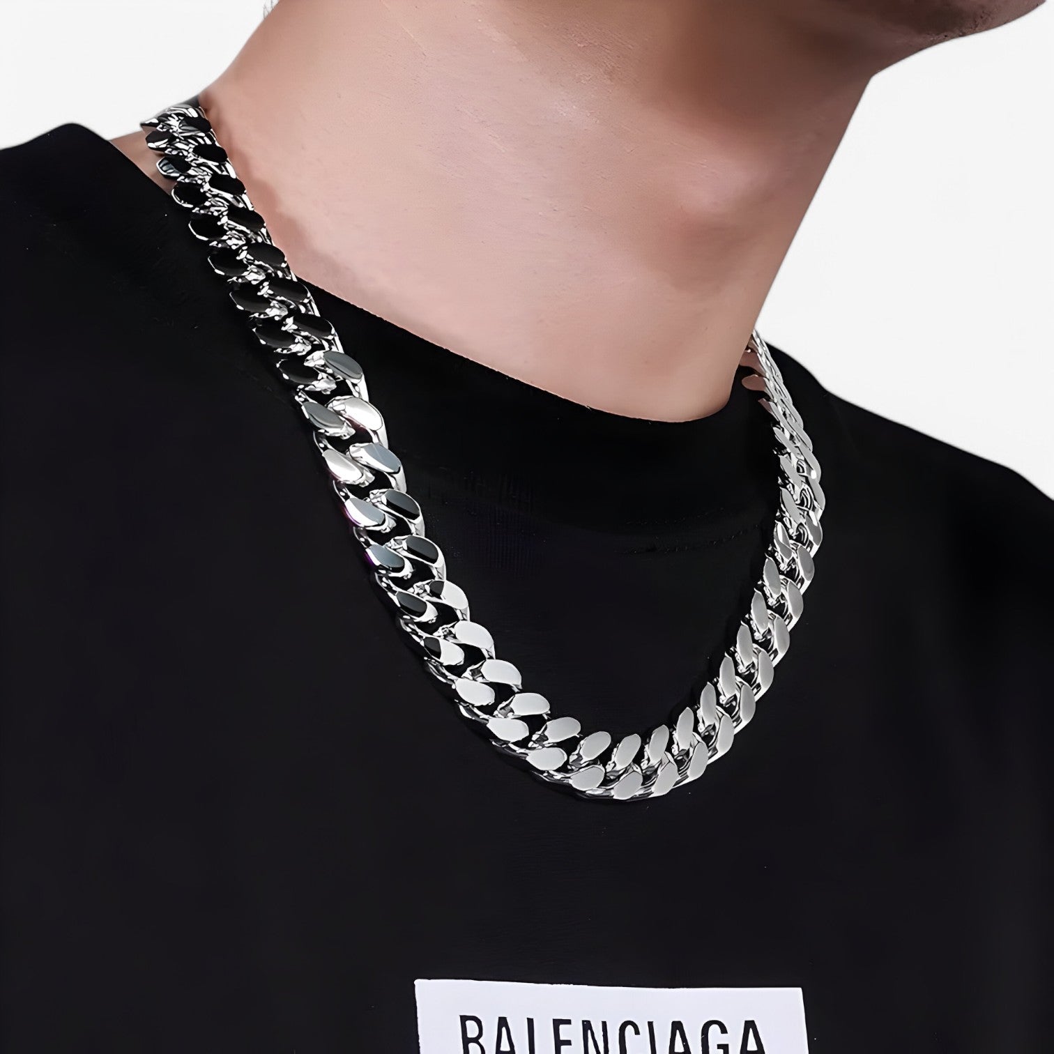 Audace, Lunga & Stilosa Dichiarazione Acciaio Men Lana - - acciaio audace audace lunga dichiarazione jewelry lana lunga mens accessory Necklace necklace for men NECKLACES stilosa - Concept Palermo