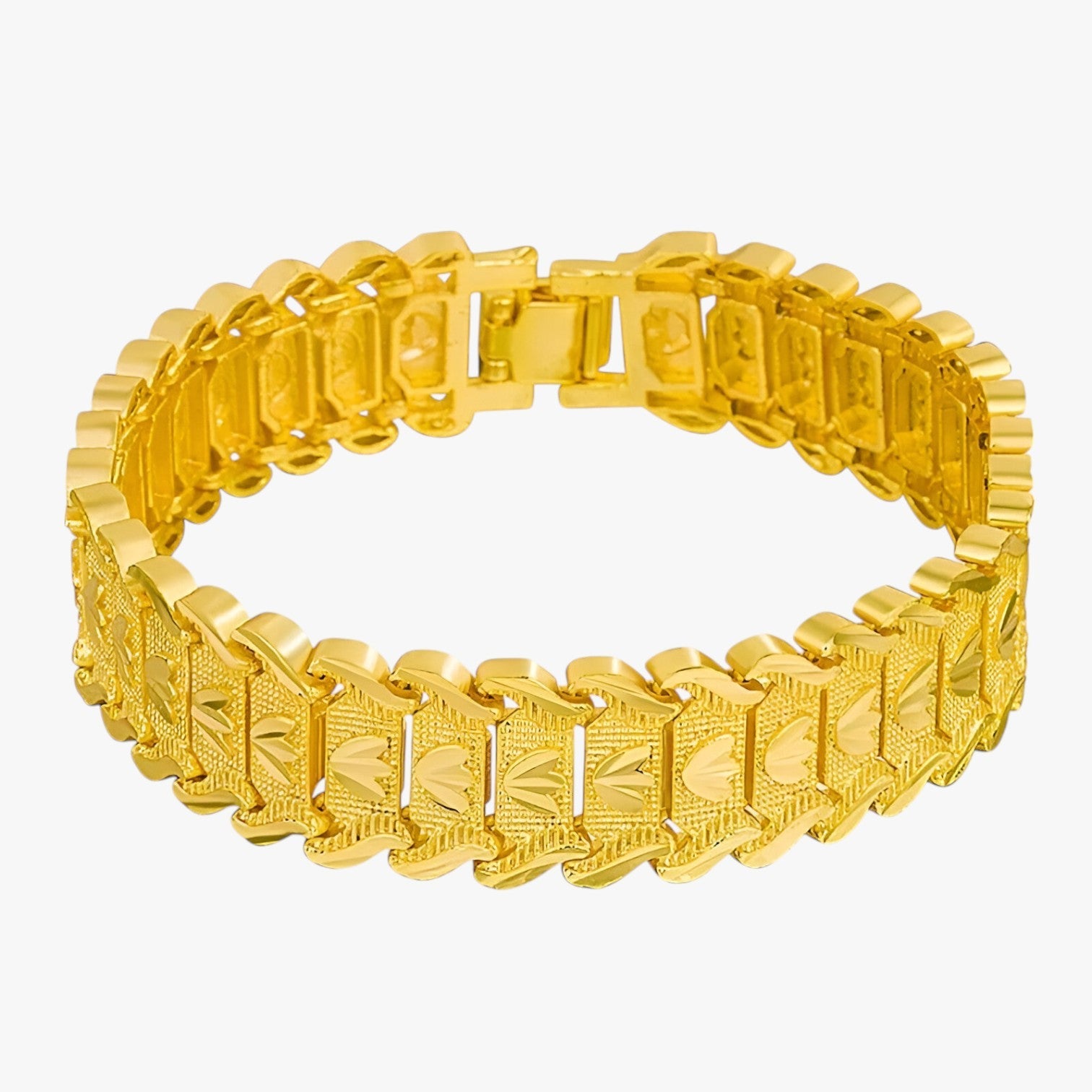 Stile dichiarativo con brillantezza 24K – Bracciale retro durevole per uomini Oro - stile 1 - bracciale BRACELET brillantezza dichiarativo jewelry mens accessory mens bracelet retro stile stile dichiarativo uomini - Concept Palermo