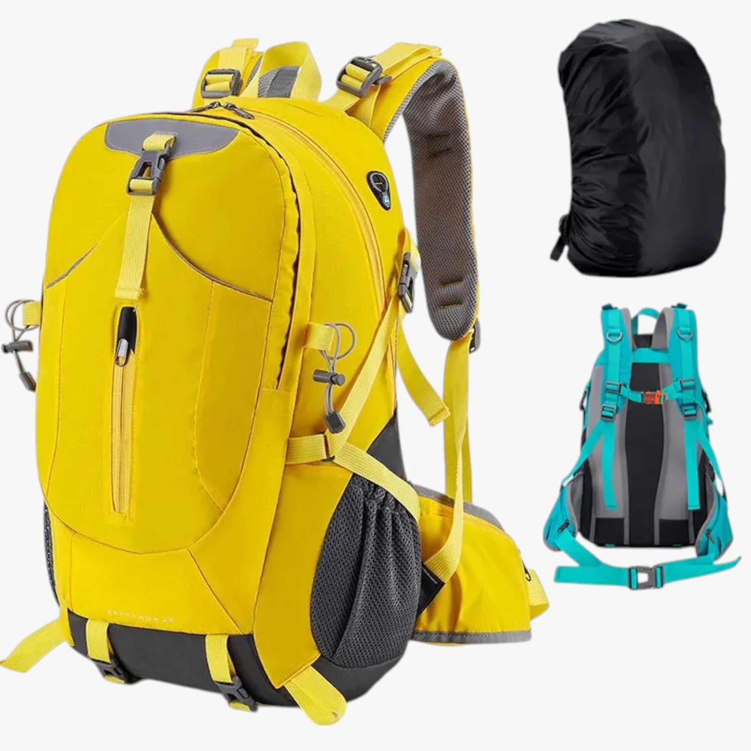 Zaino Trekking 40L con Coprizaino Impermeabile Uomo - - bag Bags bags for men coprizaino impermeabile men bag mens bag trekking uomo zaino zaino trekking - Concept Palermo