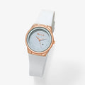 Reloj de cuarzo para mujer con correa deportiva de silicona